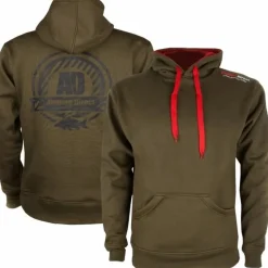 Carp Angling Direct Clothing * AD Emblem Green Fishing Hoodie 2019