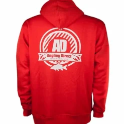 Sea Angling Direct Clothing * AD Emblem Red Fishing Hoodie 2019