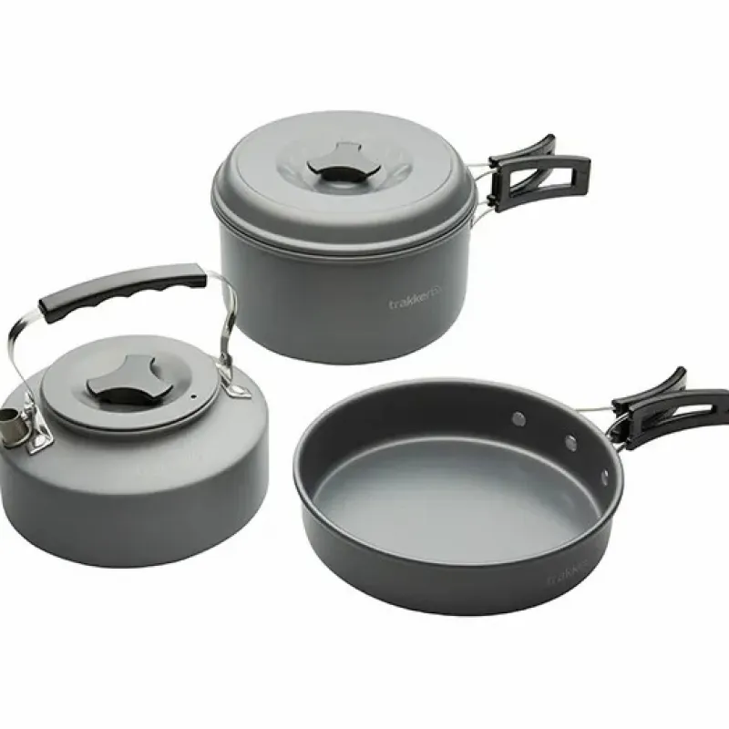Pike / Predator Trakker Cooking Equipment * Armolife Complete Fishing Cookware Set