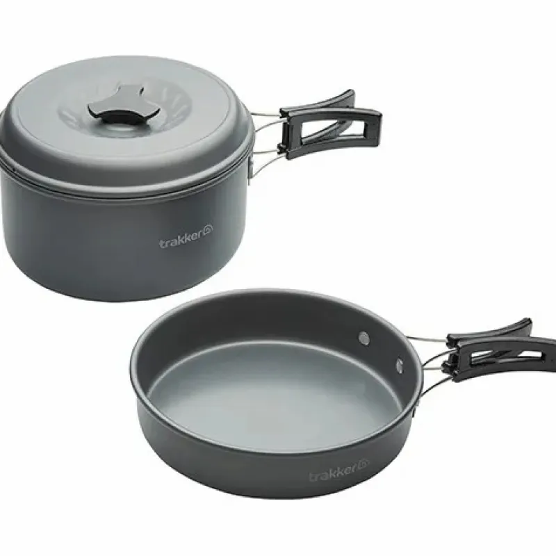 Pike / Predator Trakker Cooking Equipment * Armolife 2-Piece Fishing Cookware Set