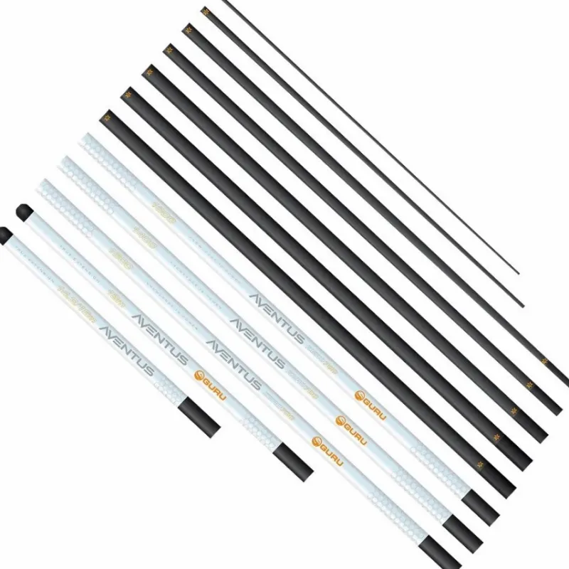 Coarse & Match Guru Poles & Whips * Aventus Zero 700 Fishing Pole Package 16m - POLE ONLY