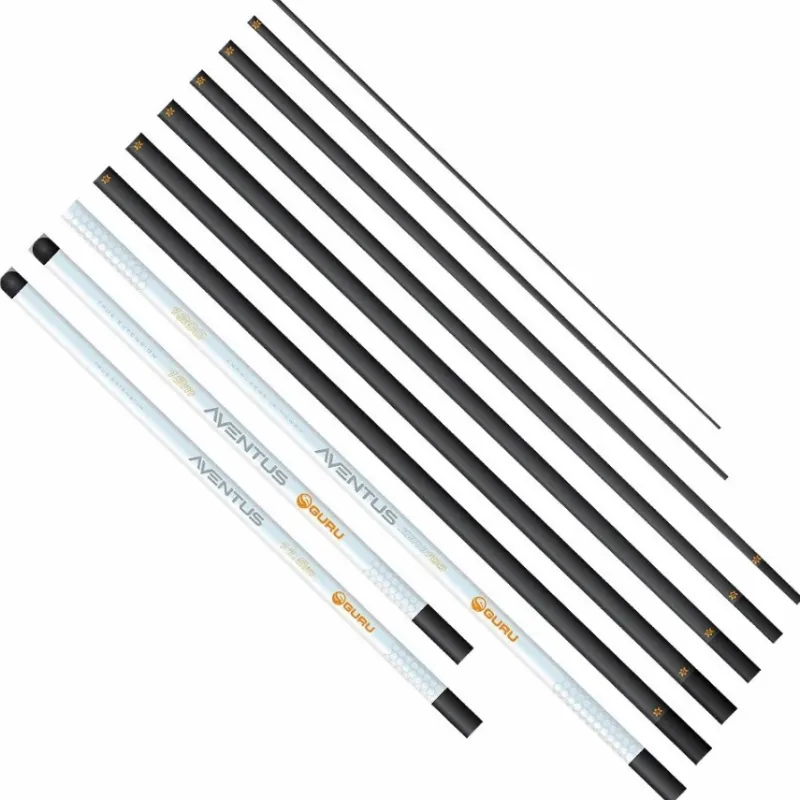 Coarse & Match Guru Poles & Whips * Aventus Zero 700 Fishing Pole Package 13m