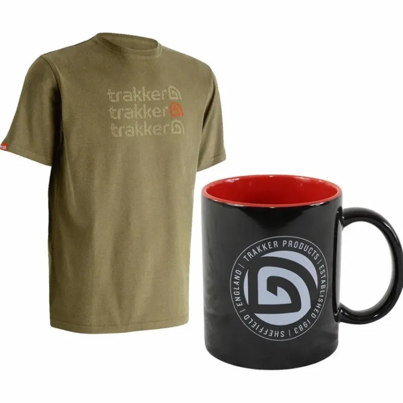 Carp Trakker Clothing * Aztec T-Shirt + FREE Cyclone Mug