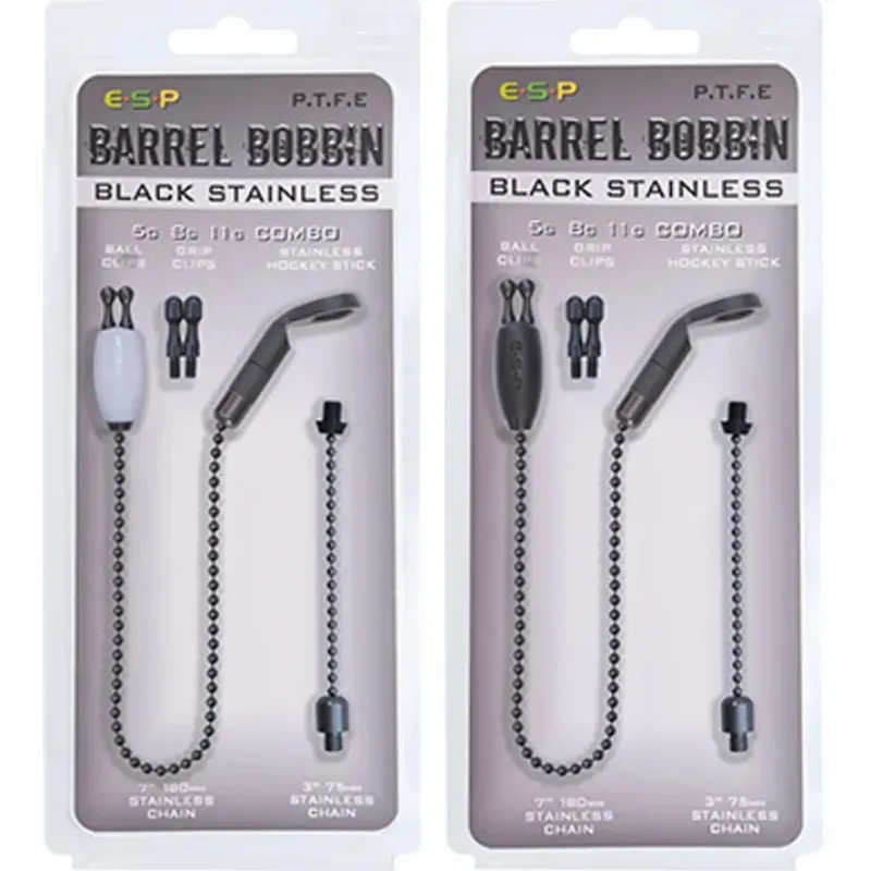 Carp ESP Indicators * Black & White Barrel Bobbins