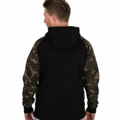 Carp Fox Clothing * Black Camo Raglan Fishing Hoodie