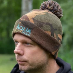 Carp Aqua Clothing * Camo Bobble Fishing Hat