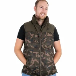 Carp Fox Clothing * Camo/Khaki RS Fishing Gilet
