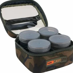 Carp Fox Bait Making Equipment * Camolite 6 Glug Pot Case