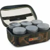Carp Fox Bait Making Equipment * Camolite 8 Glug Pot Case