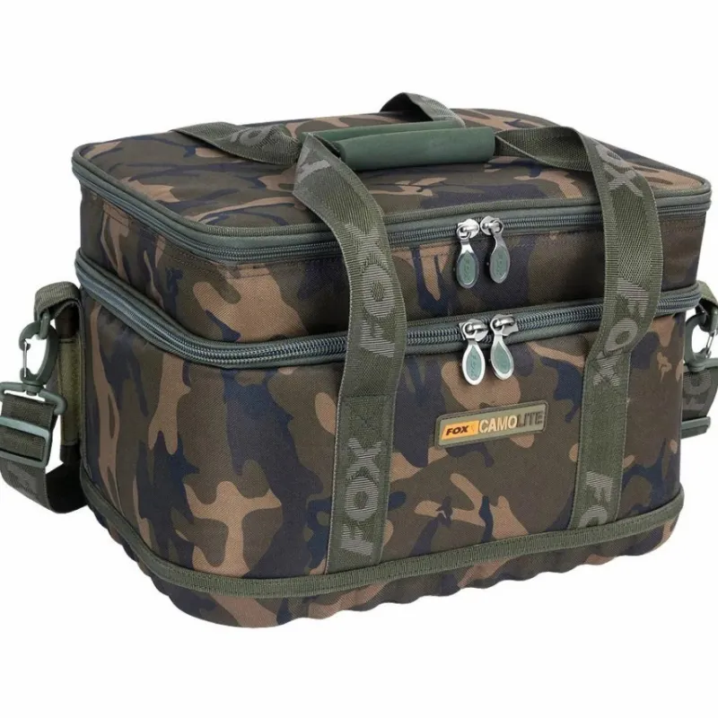 Carp Fox Luggage * Camolite Low Level Fishing Cool Bag