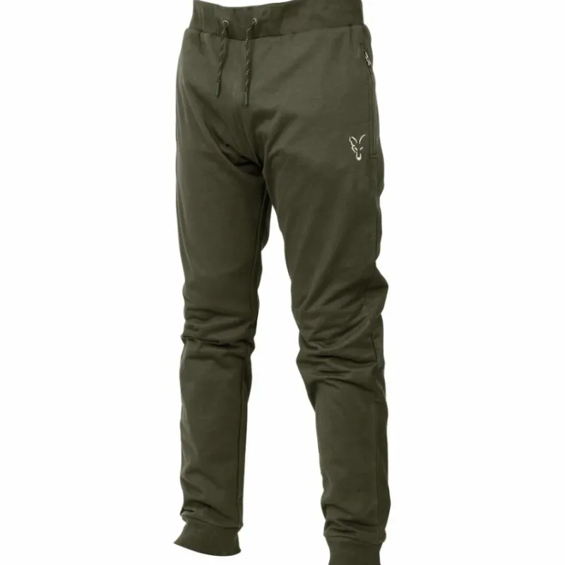 Carp Fox Clothing * Collection Green Silver Lightweight Fishing Joggers