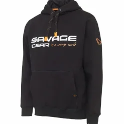 Pike / Predator Savage Gear Clothing * Cosmo Black Ink Fishing Hoodie