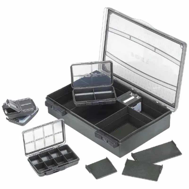 Carp Fox Tackle Boxes * Deluxe Large Double F-Box
