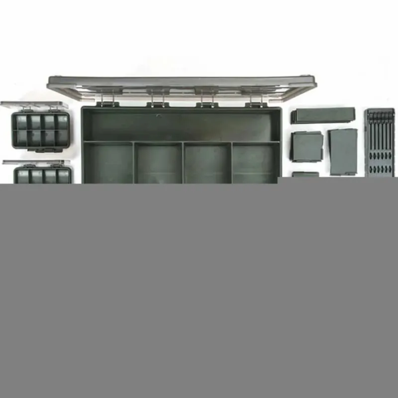 Carp Fox Tackle Boxes * Deluxe Large Double F-Box
