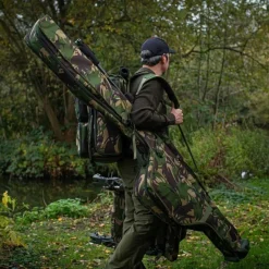 Carp Trakker Luggage * DPM 3 Rod Padded Fishing Sleeve 12ft