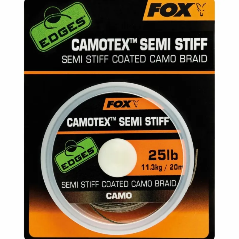 Carp Fox Line * Edges Camotex Semi Stiff 20m