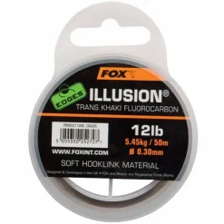 Carp Fox Line * Edges Illusion Trans Khaki Soft Hooklink