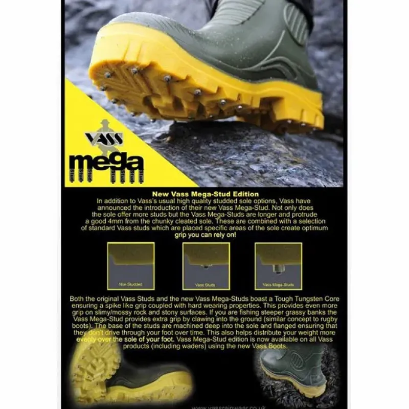 Carp Vass Waders & Boots * 740E SuperNova Heavy Duty PVC Chest Wader with Knee-reinforcement