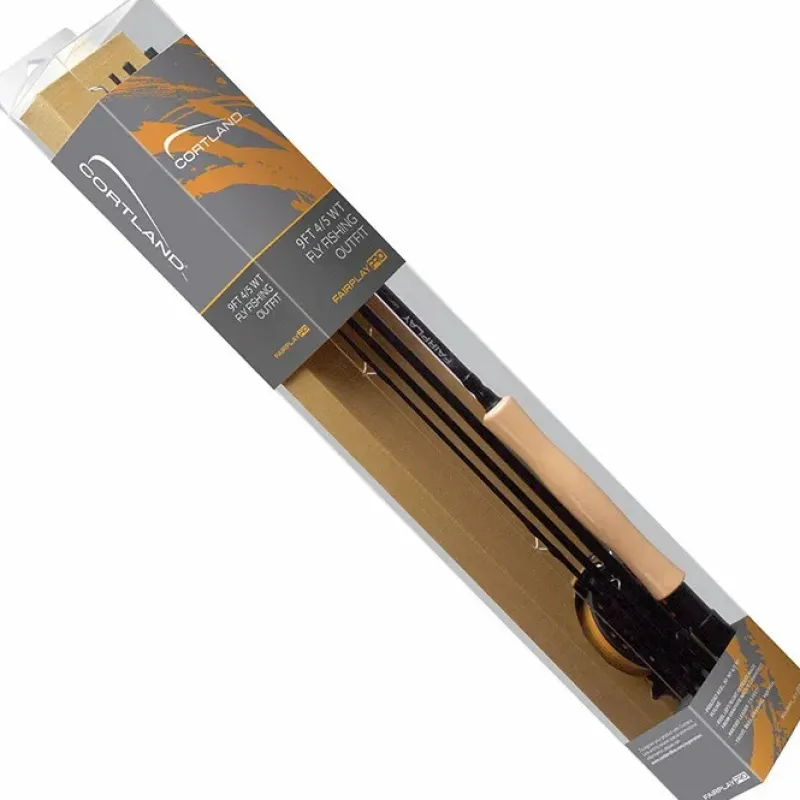 Fly Cortland Rod & Reel Combo * Fairplay Pro Pre-Loaded Outfit Kit