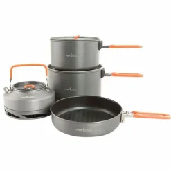 Pike / Predator Fox Cooking Equipment * Fishing Cookware Set - Large (4 Piece)