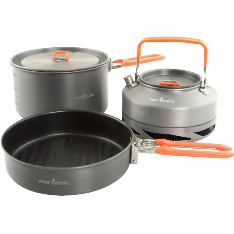Carp Fox Cooking Equipment * Fishing Cookware Set - Medium (3-Piece)