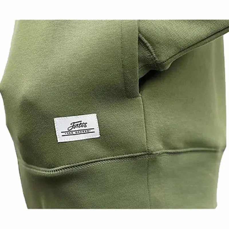 Carp Fortis Eyewear Clothing * Fortis Crew Fishing Jumper Olive