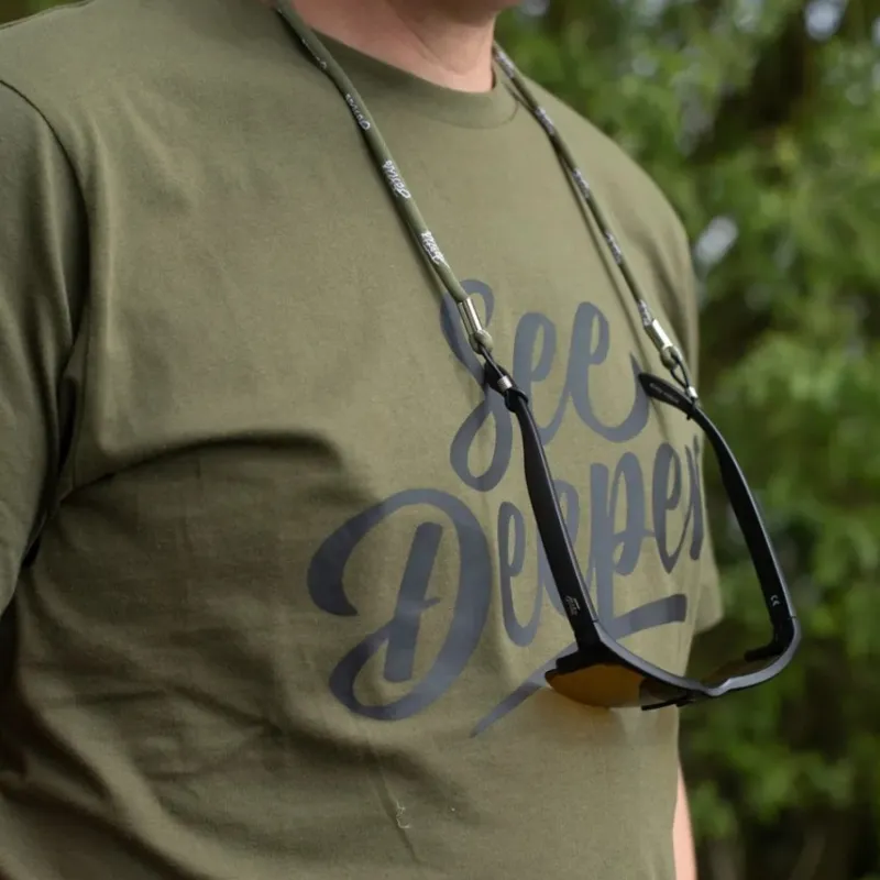 Carp Fortis Eyewear Clothing * Fortis See Deeper Green Fishing T-Shirt