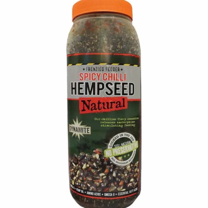 Coarse & Match Dynamite Baits Bait & Additives * Frenzied Spicy Chilli Hempseed Feeder Jar