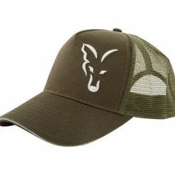 Carp Fox Clothing * Green & Silver Trucker Fishing Cap