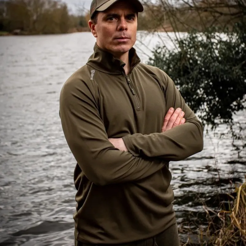 Carp Trakker Clothing * Half Zip Top with UV Sun Protection