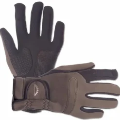 Sea Sundridge Clothing * Hydra Full Finger Khaki/Black Super Stretch Fishing Gloves