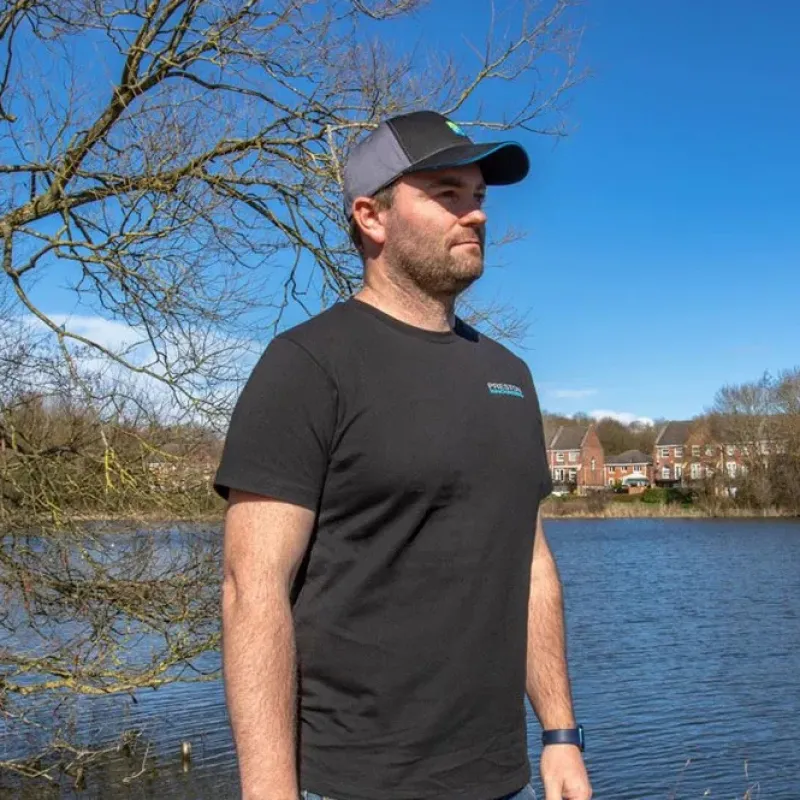 Coarse & Match Preston Clothing * Innovations Black Fishing T-Shirt