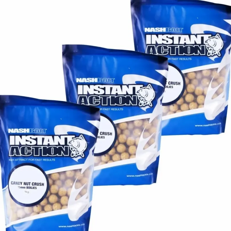 Carp Nash Bait & Additives * Instant Action Boilies 3 for 2 Offer 1kg