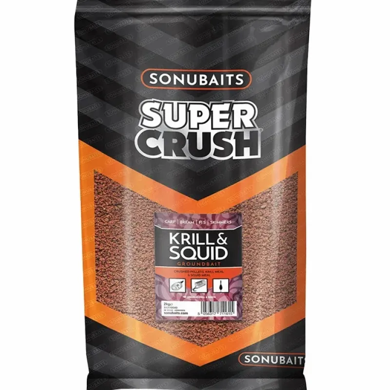 Coarse & Match Sonubaits Bait & Additives * Krill & Squid Groundbait 2kg