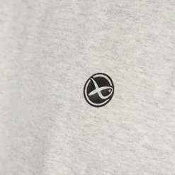 Coarse & Match Matrix Clothing * Large Logo Marl Grey / Lime Fishing T-Shirt