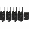Carp DAM Bite Alarms * MAD Hi-T Bite Alarm Set 4+1 RGBY