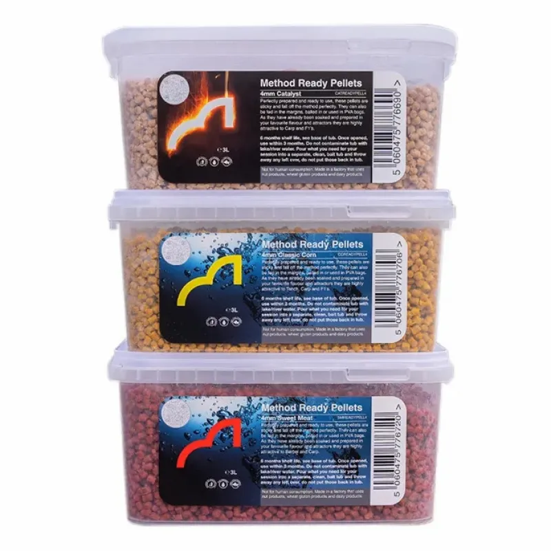 Coarse & Match Spotted Fin Bait & Additives * Method Ready Fishing Pellets 3L