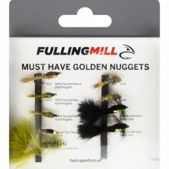 Fly Fulling Mill Flies * Must Have Golden Nuggets 9 Flies