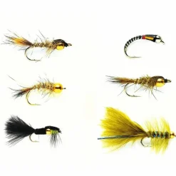 Fly Fulling Mill Fly Essentials * Must Have Golden Nuggets 9 Flies