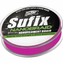 Pike / Predator Sufix Line * Nano Braid Pink 100m