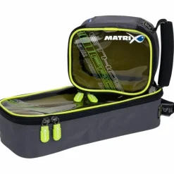 Coarse & Match Matrix Luggage * Pro Accessory Fishing Bag Clear Top Lime Lining