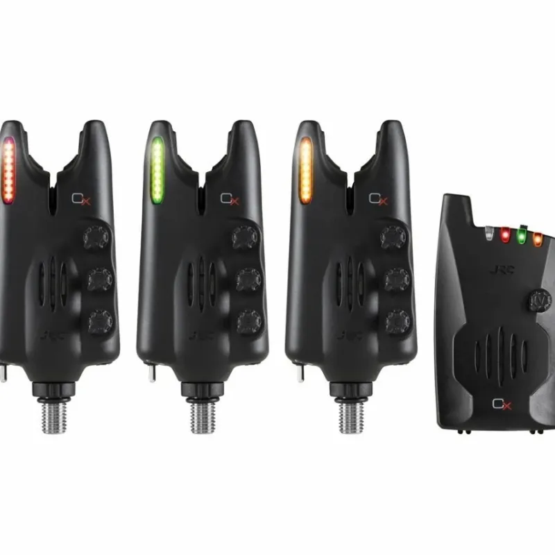 Carp JRC Bite Alarms * Radar CX Alarm Set 3+1 Multi LED