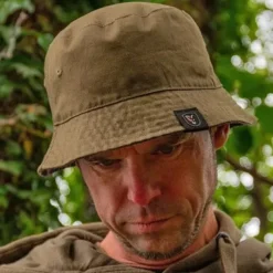 Carp Fox Clothing * Reversible Bucket Fishing Hat Khaki Camo