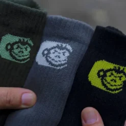 Carp Ridge Monkey Clothing * RidgeMonkey APEarel Crew Fishing Socks - Multi Pack