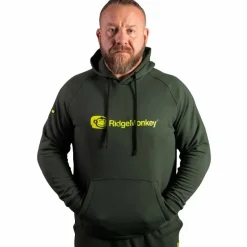 Carp Ridge Monkey Clothing * RidgeMonkey APEarel Dropback Heavyweight Fishing Hoodie Green