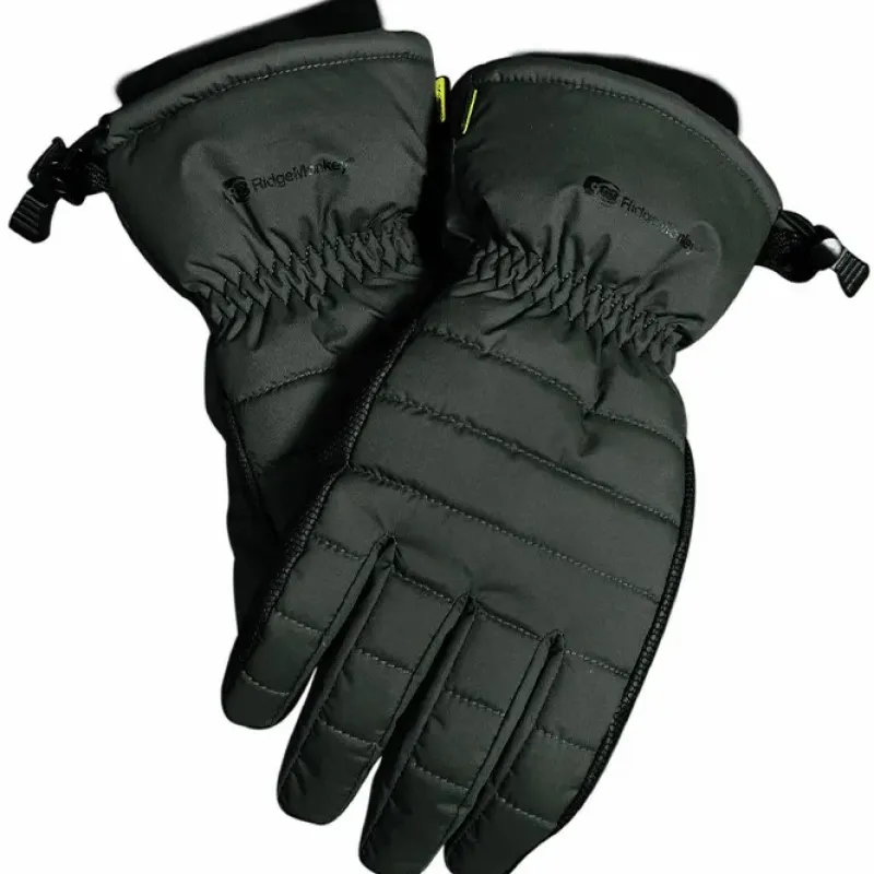 Carp Ridge Monkey Clothing * RidgeMonkey APEarel Dropback K2XP Waterproof Fishing Gloves Green