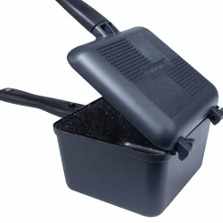 Carp Ridge Monkey Cooking Equipment * RidgeMonkey Connect Deep Pan & Griddle Granite Edition