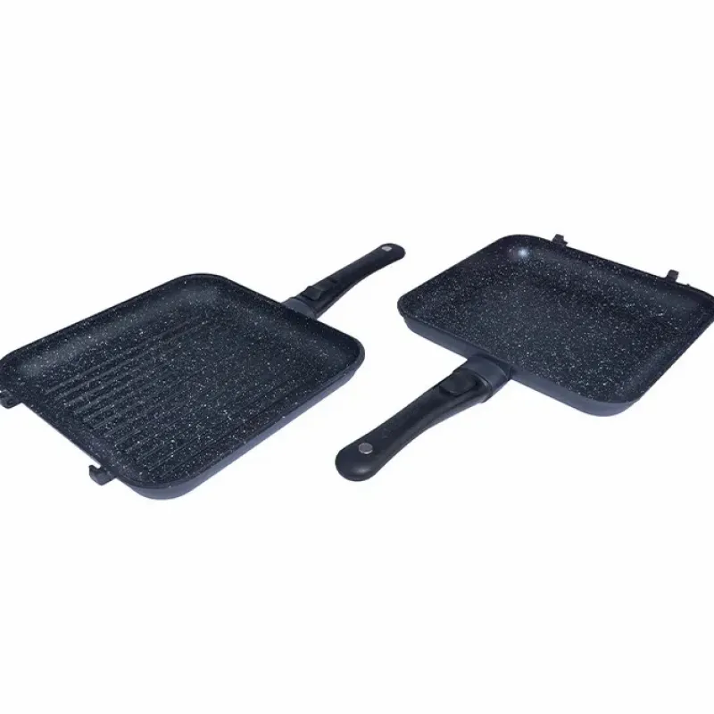 Carp Ridge Monkey Cooking Equipment * RidgeMonkey Connect Pan & Griddle XXL Granite Edition