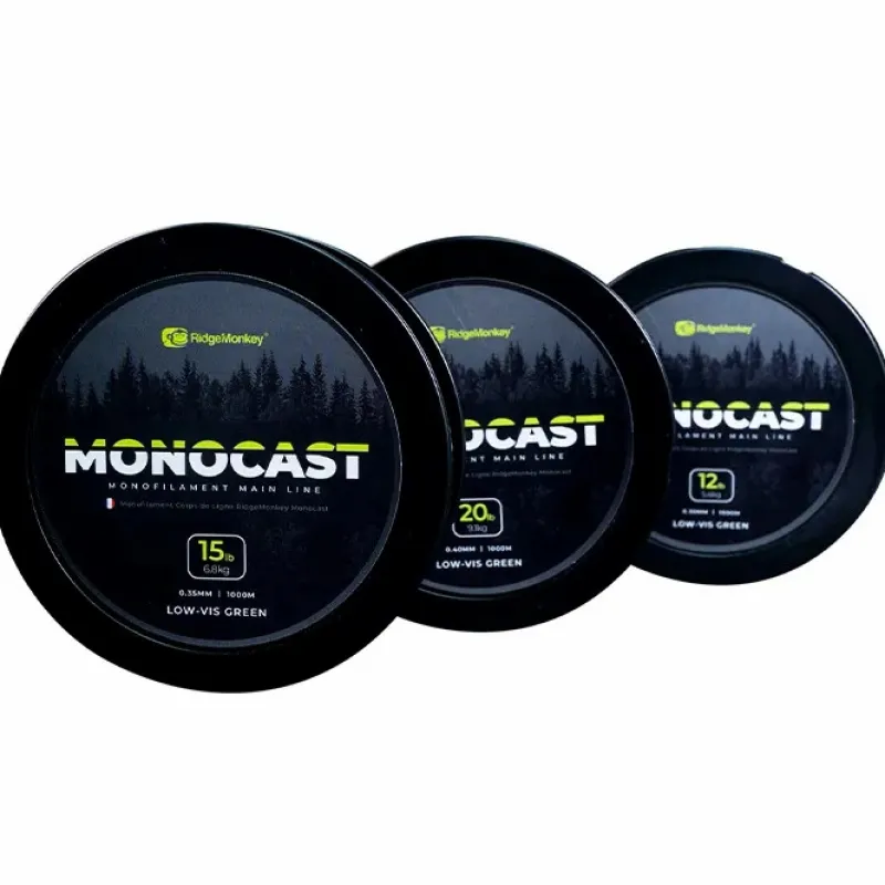 Carp Ridge Monkey Line * RidgeMonkey MonoCast Monofilament Fishing Mainline