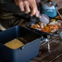 Carp Ridge Monkey Cooking Equipment * RidgeMonkey Multi-Purpose Fishing Pan And Griddle Set